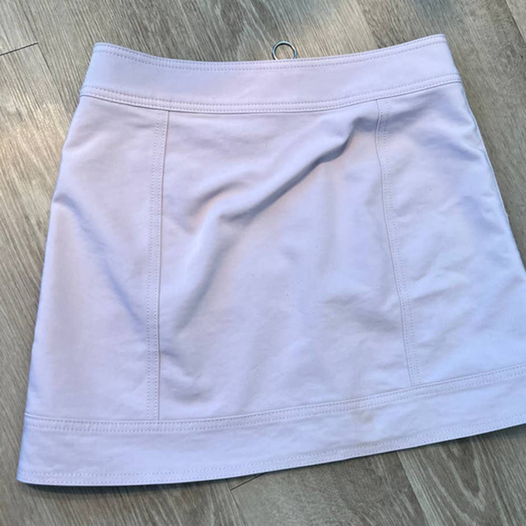 Express Blush Pink Size 2 Mini Skirt with Silver Zipper0 - Picture 3 of 6
